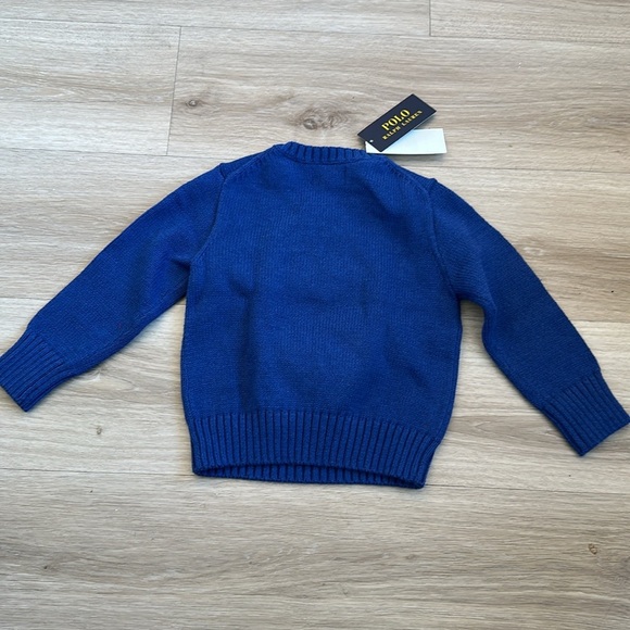 Ralph Lauren Blue Bear Sweater kids size 4t and 3t - Picture 6 of 6